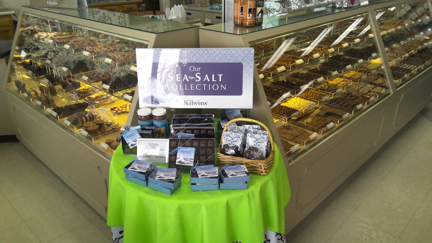 Cheboygan Sea-Salt Collection Display