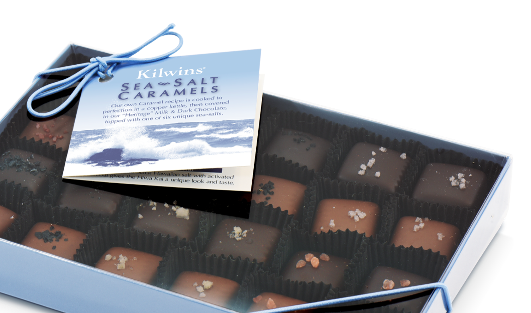 Sea-salt caramels