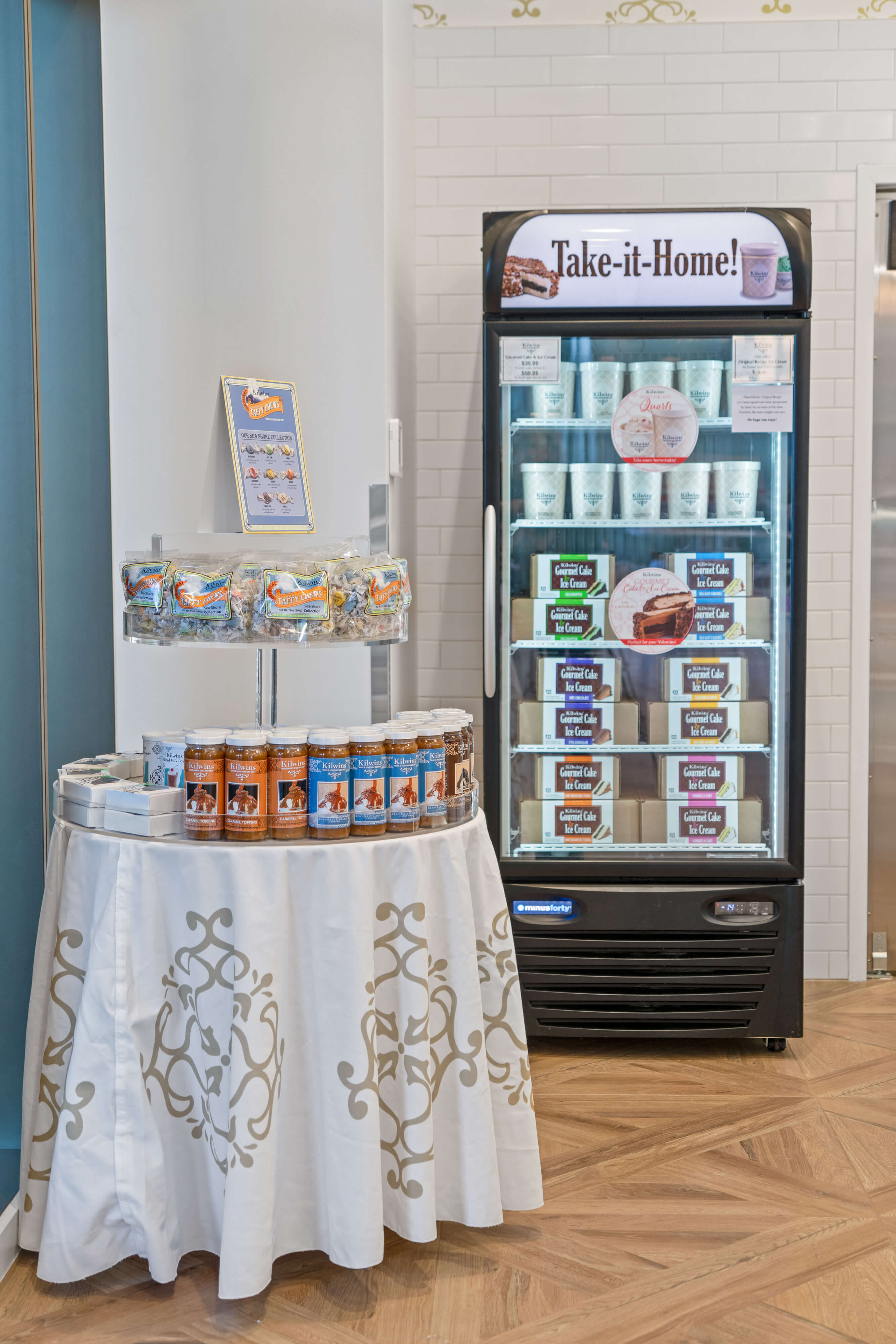 Toppings and Ice Cream Fridge