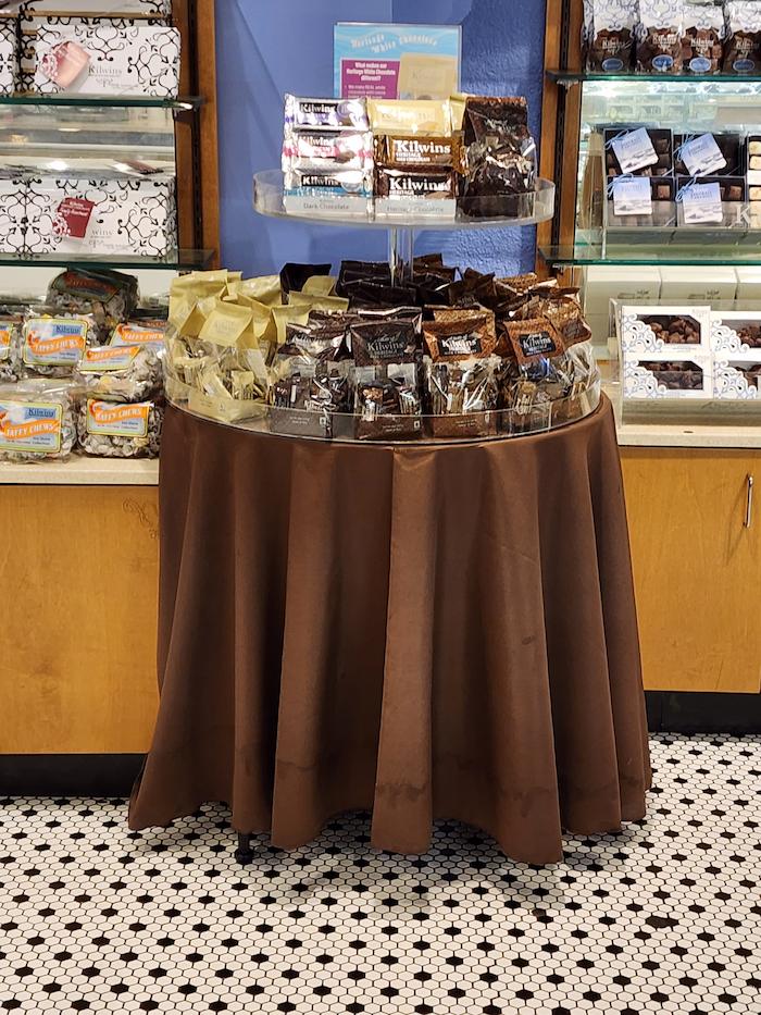 Hot Springs Products Display Table