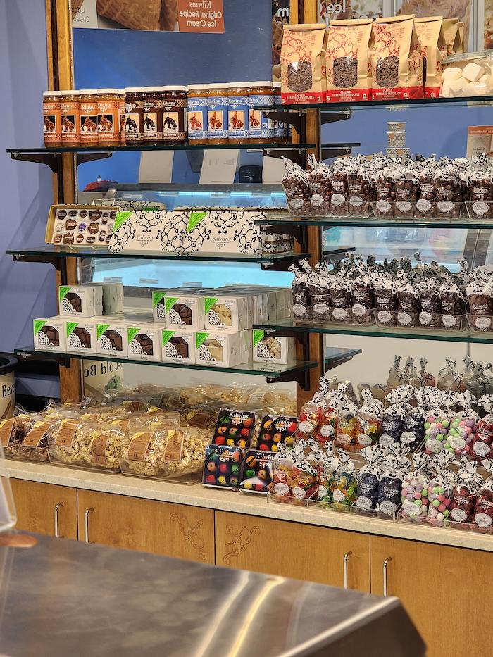 Toppings Bags and Toffees Display