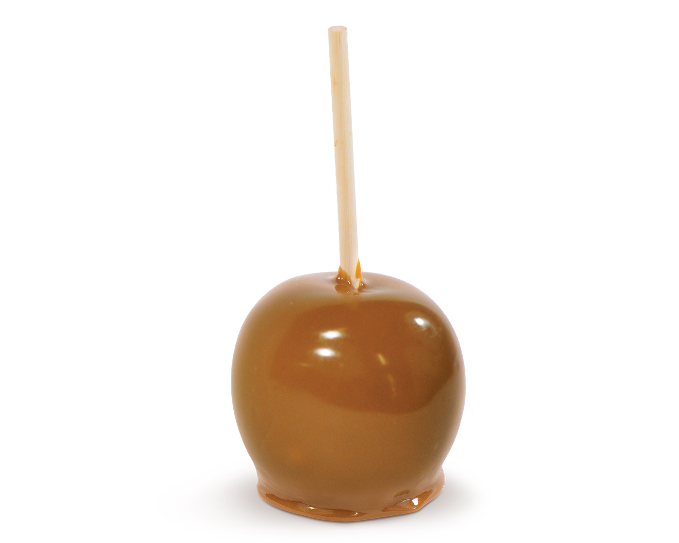 Caramel apple on a stick